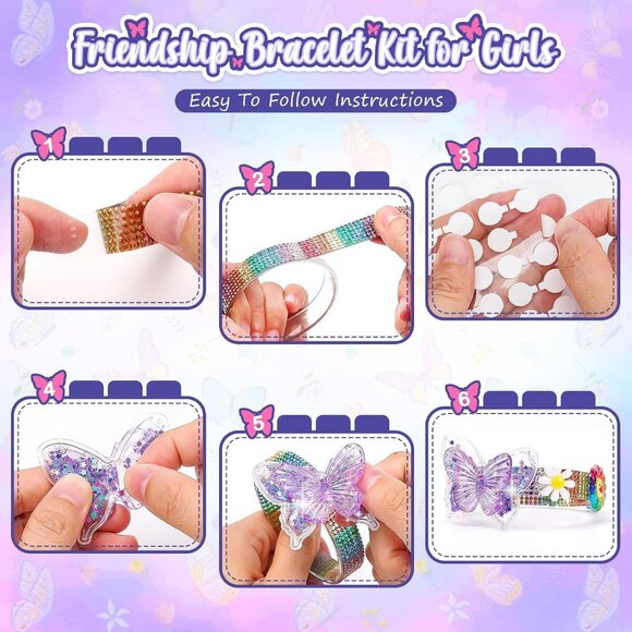 Educational Friendship Bracelet Craft Kit for Girls 5-12 - Spark Creativity! - Picture 6 of 7